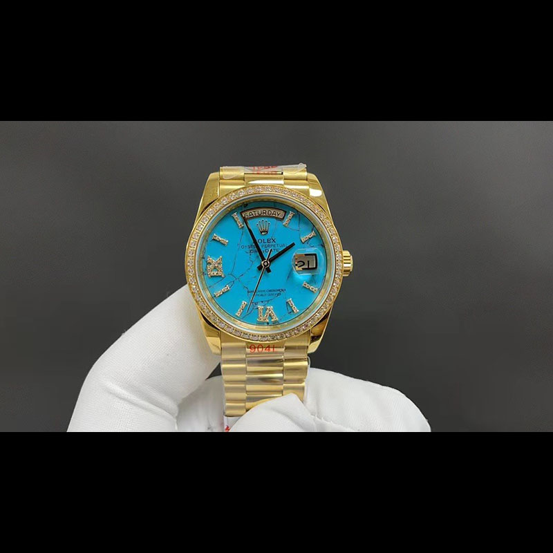 ROLEX Day-Date Datejust 2836 Movement yellow gold 36mm Mechanical Watches