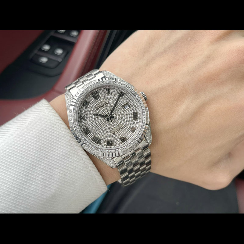 ROLEX 8215 Movement 316L Stainless Steel Sapphire Crystal Waterproof 4110.8mm Mechanical Watches