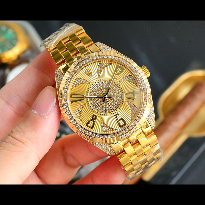 ROLEX 316L Stainless Steel 316L Stainless Steel Stainless Steel Bracelet Mechanical Movement 41mm 11mm Mechanical Watches