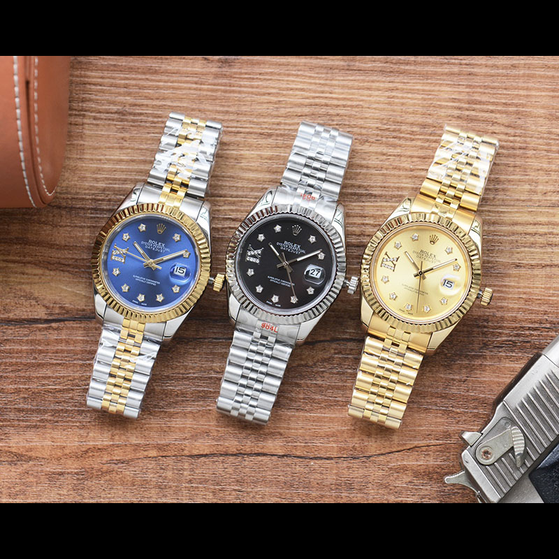 ROLEX 316L Stainless Steel Sapphire Crystal Stainless Steel Bracelet Mechanical Movement 41mm 12mm Mechanical Watches