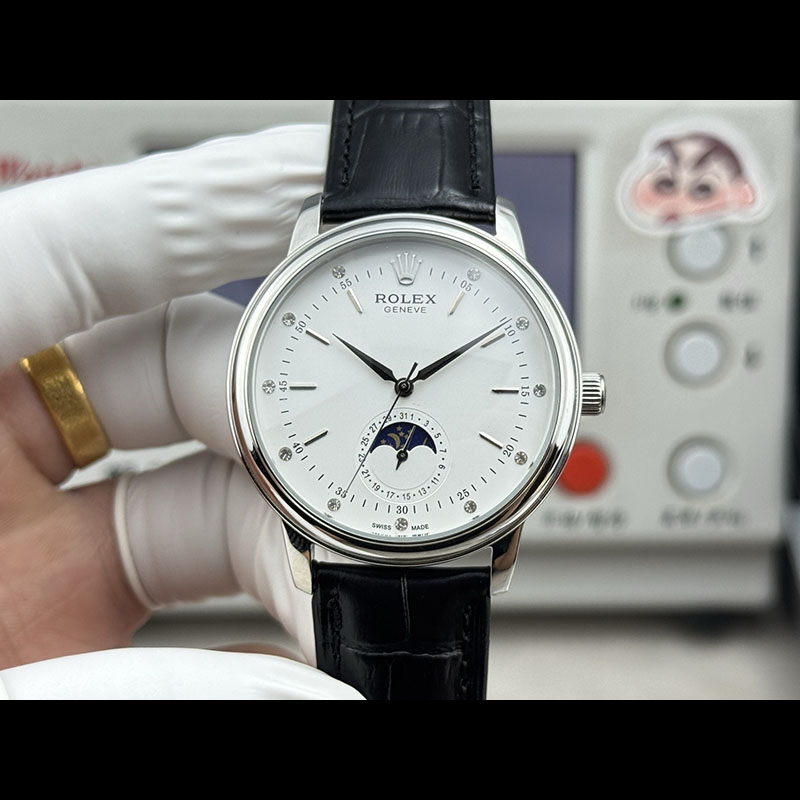 ROLEX Cellini Moonphase Swiss ETA2824 Mechanical Watches