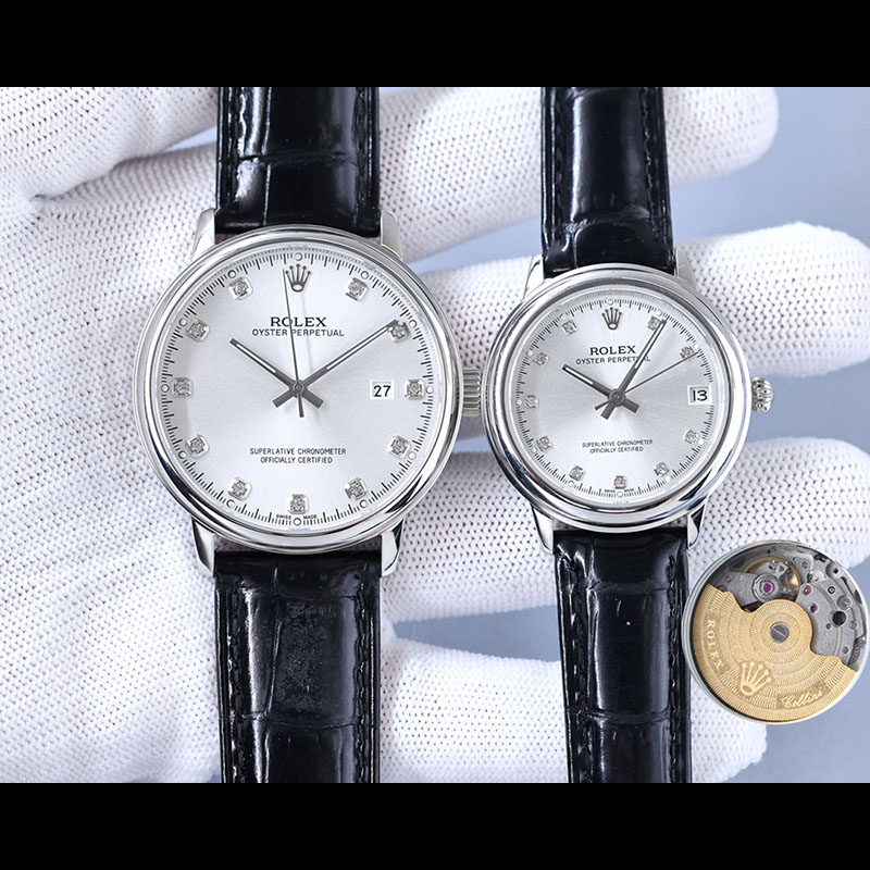 ROLEX 316L Stainless Steel Mineral Crystal Stainless Steel Case Mechanical Movement Mechanical Watches