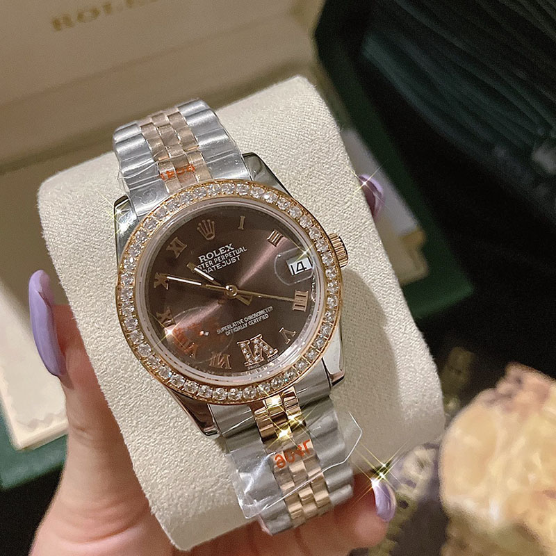 ROLEX Datejust 316L Stainless Steel Sapphire Crystal Stainless Steel Bracelet 31mm 12mm Mechanical Watches