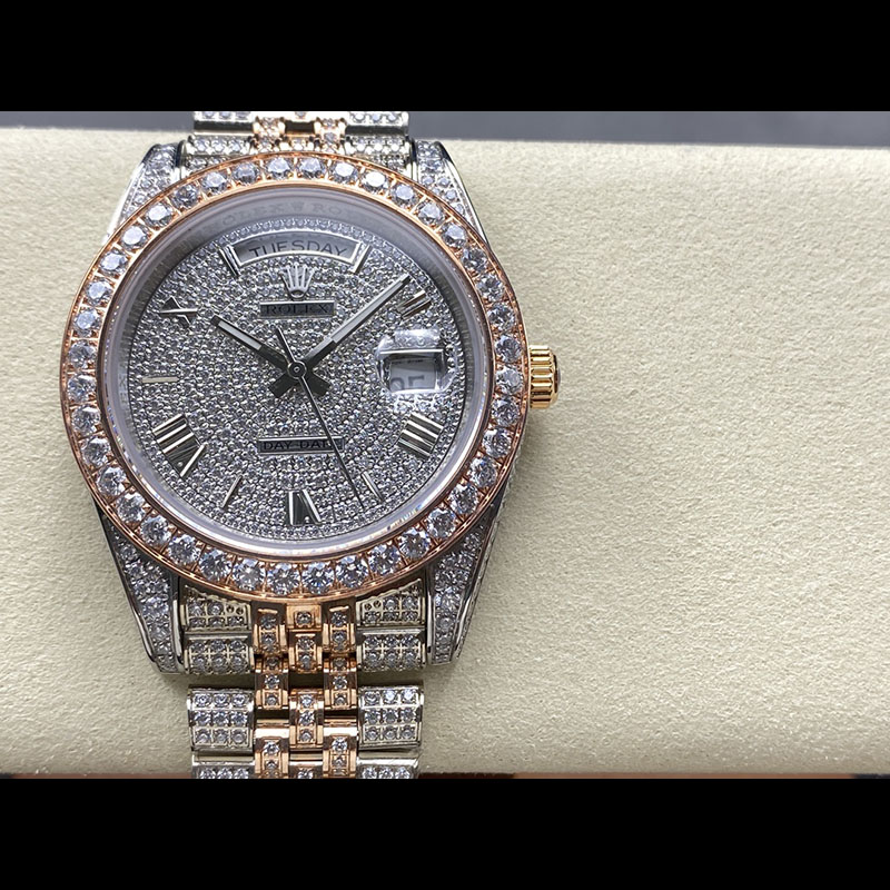 ROLEX Datejust Full Diamond Pave-Set Full Diamond Mechanical Watches