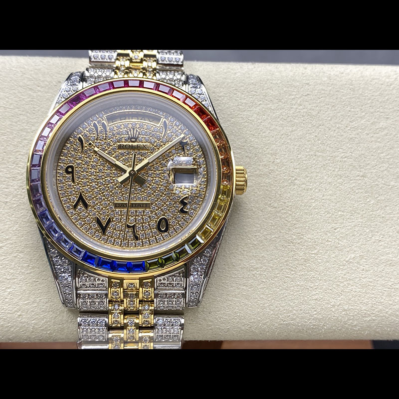 ROLEX Datejust Full Diamond Pave-Set Full Diamond Mechanical Watches