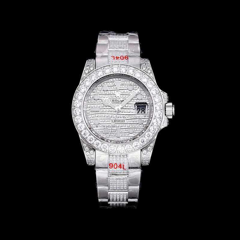 ROLEX Full Diamond Swarovski Pave-Set Mechanical Watches