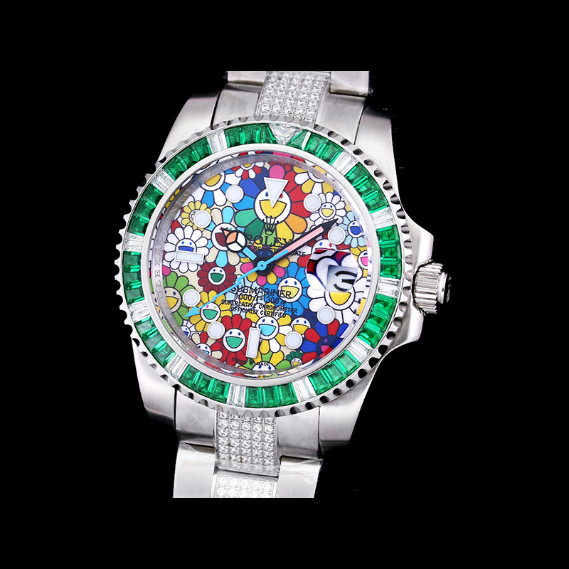 ROLEX Full Diamond Swarovski Pave-Set Mechanical Watches
