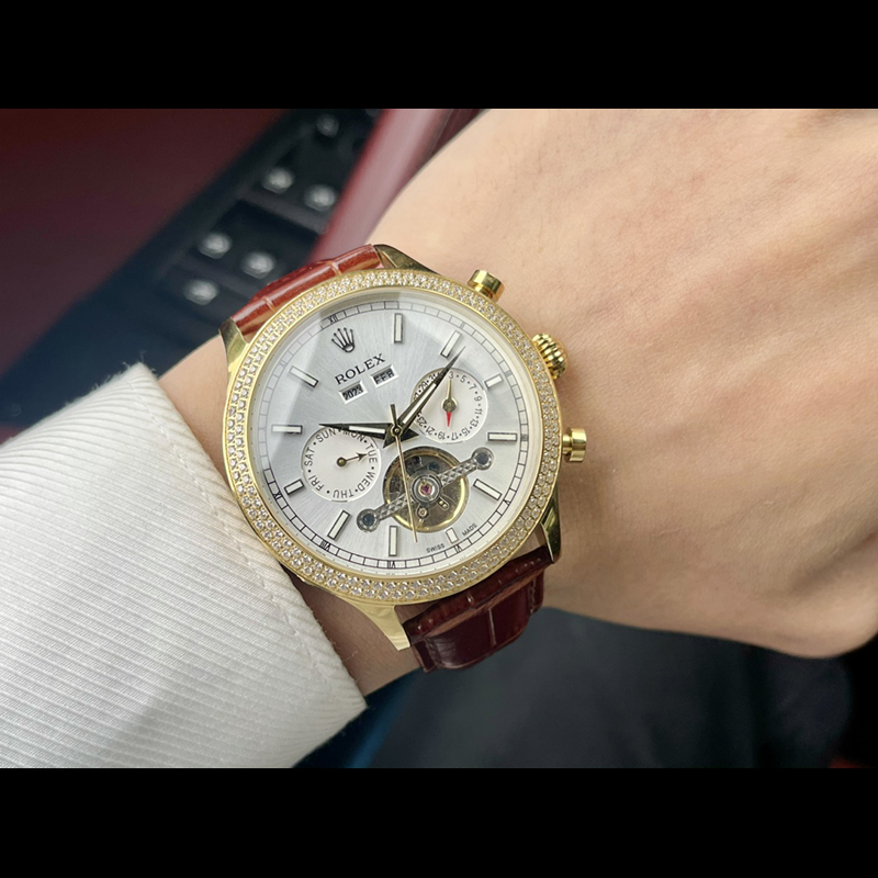 ROLEX 316L Stainless Steel Mineral Crystal Stainless Steel Case Automatic Movement Mechanical Movement 42mm Mechanical Watches