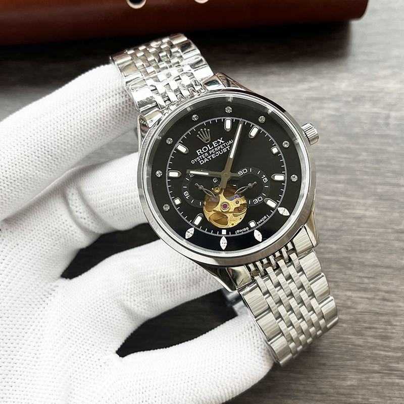 ROLEX 316L Stainless Steel Sapphire Crystal Stainless Steel Case 4013mm Mechanical Watches