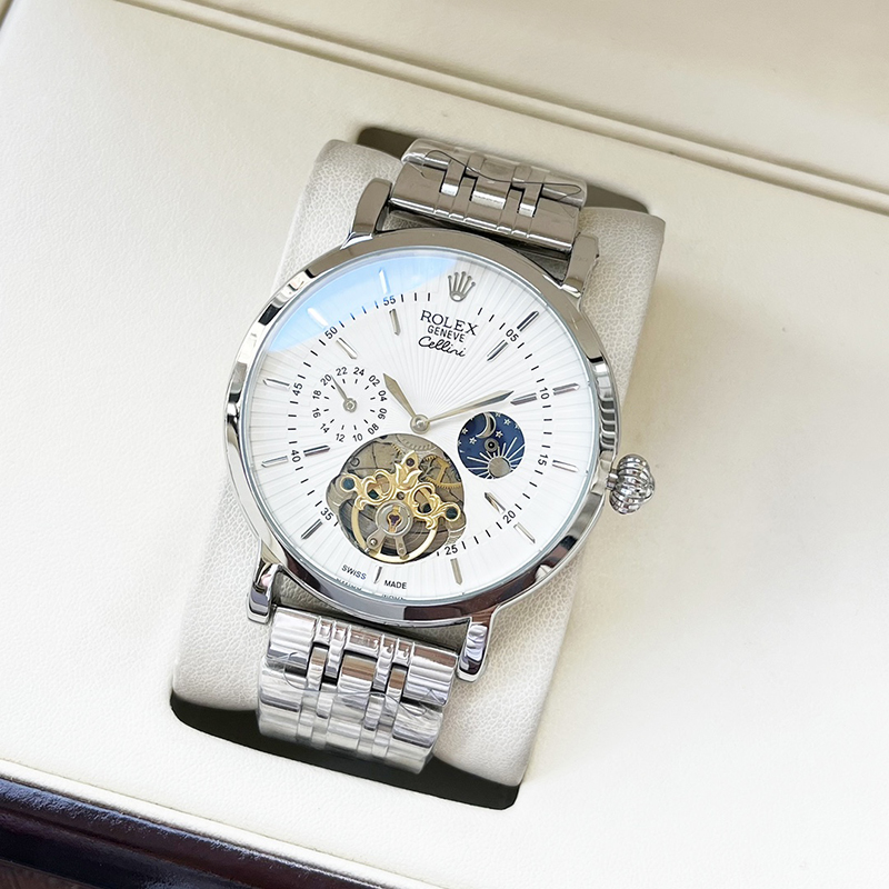 ROLEX 316L Stainless Steel Sapphire Crystal Stainless Steel Case 4013mm Mechanical Watches