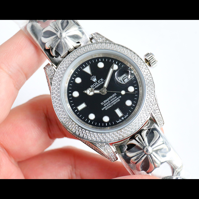 ROLEX 316L Stainless Steel Stainless Steel Case Automatic Movement Mechanical Movement 42mm 12mm Mechanical Watches