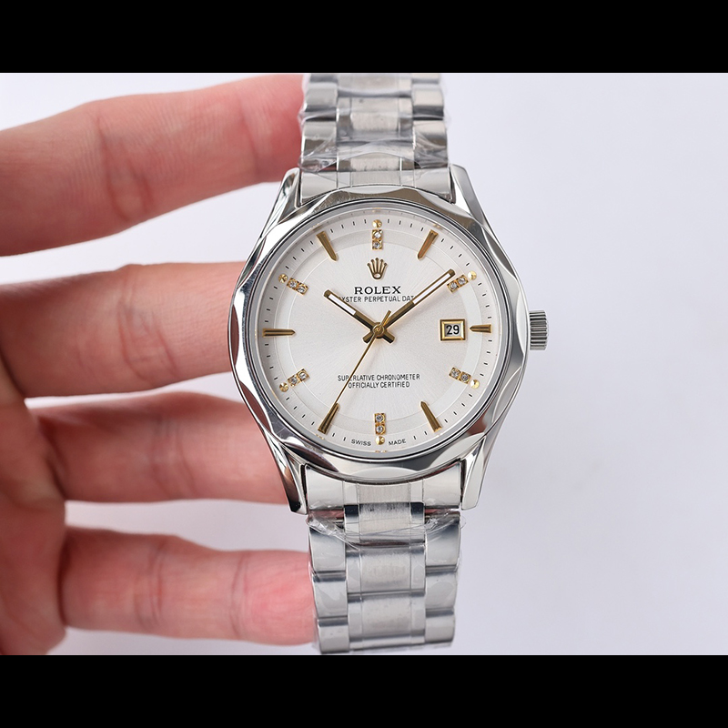 ROLEX 316L Stainless Steel Genuine Cowhide Bracelet Automatic Movement Mechanical Movement 41mm 12mm Mechanical Watches