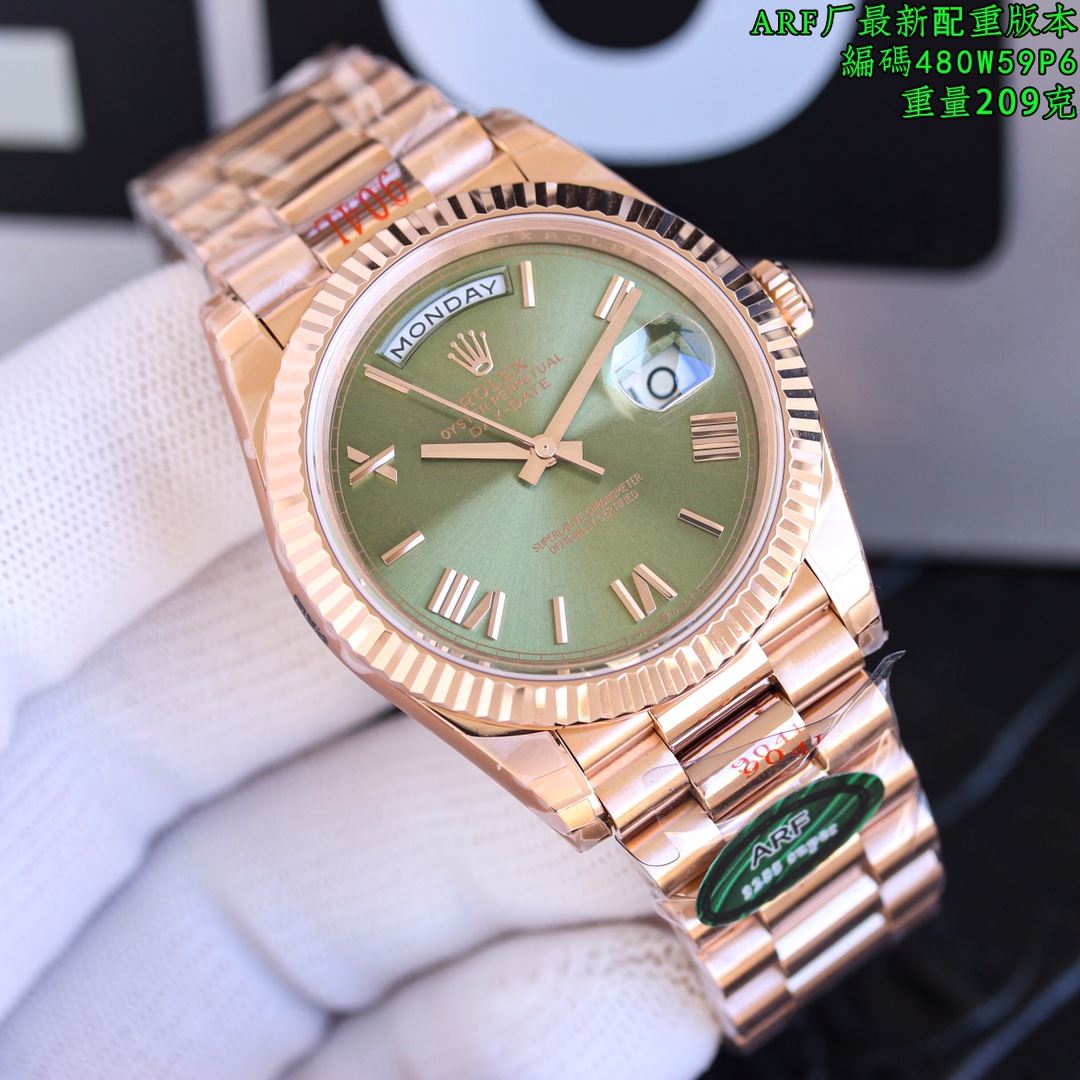 ROLEX Datejust Day-Date Black Dial Day-Date 118238 Sapphire Crystal 11.7mm 36mm Mechanical Watches