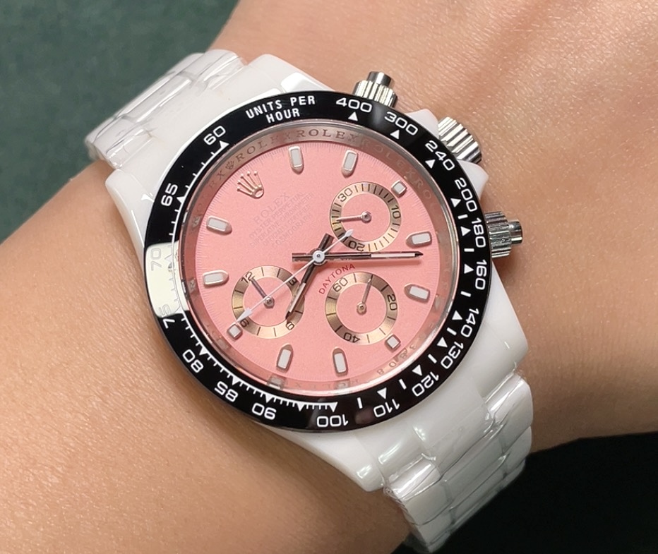 ROLEX Daytona Ceramic Case Super-Luminova Quartz Movement Chronograph 43mm Mechanical Watches