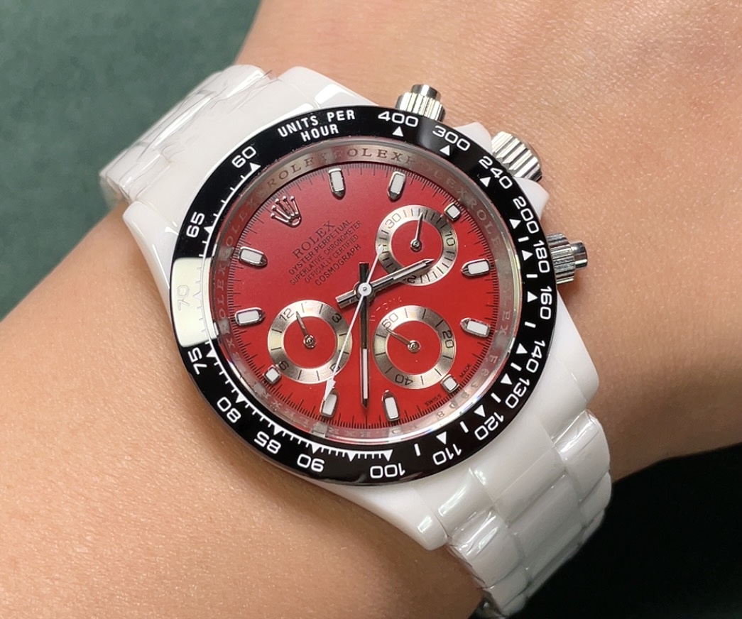 ROLEX Daytona Ceramic Case Super-Luminova Quartz Movement Chronograph 43mm Mechanical Watches