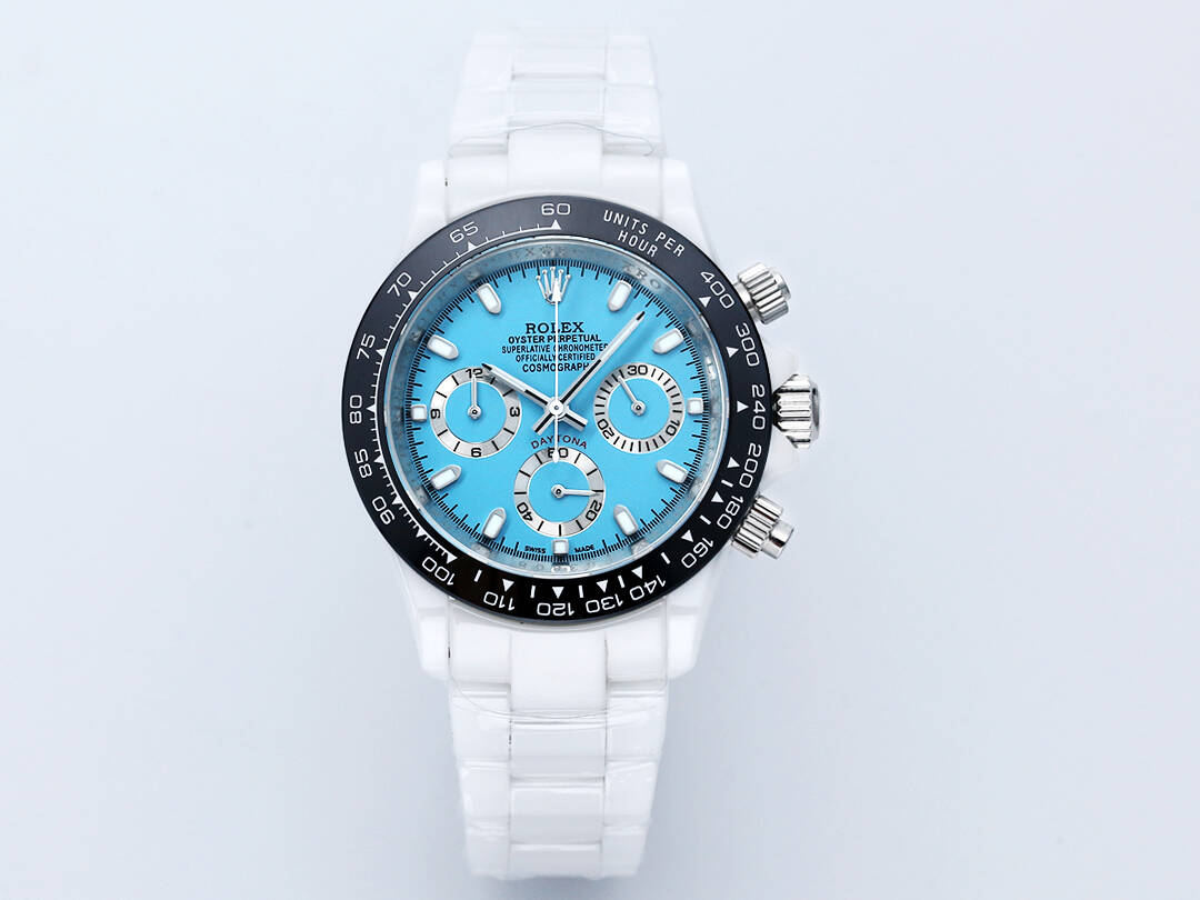 ROLEX Daytona Ceramic Case Super-Luminova Quartz Movement Chronograph 43mm Mechanical Watches