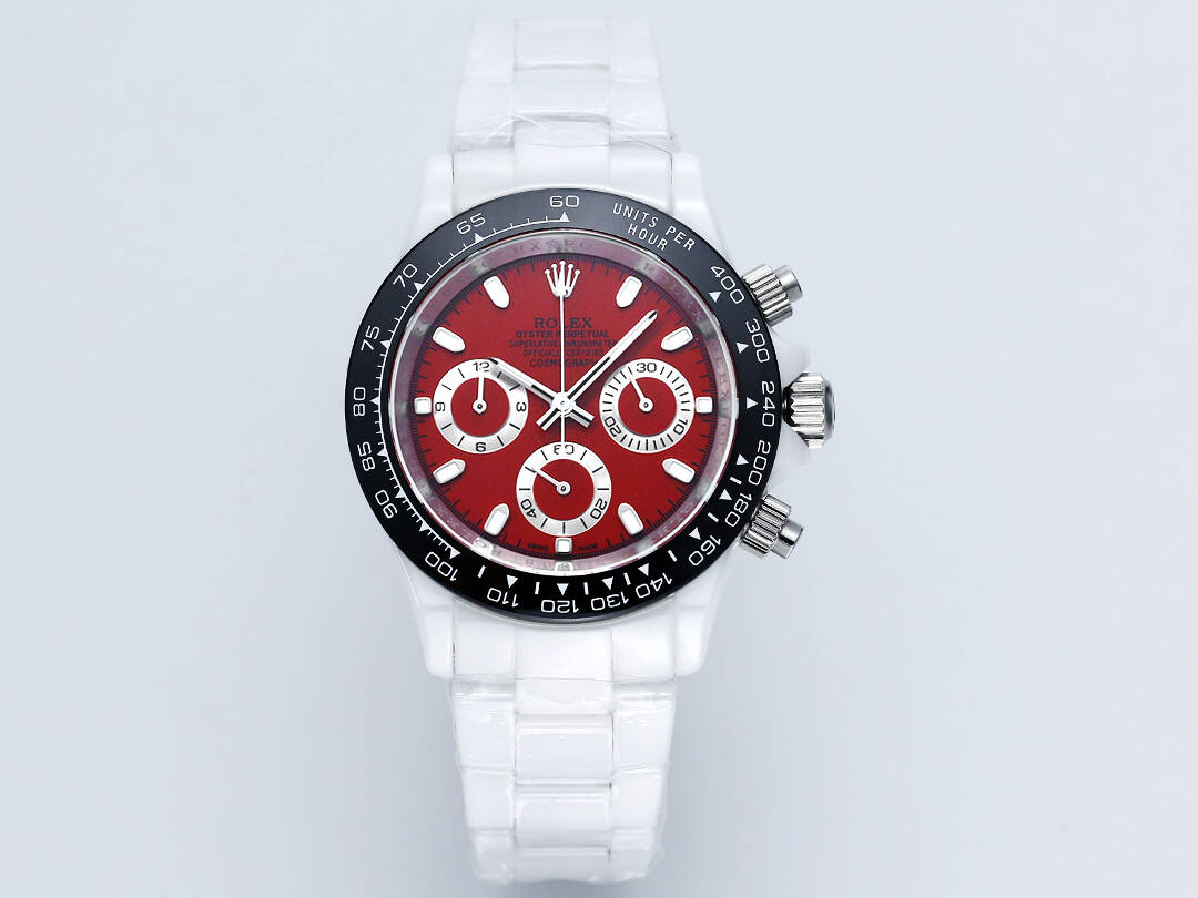 ROLEX Daytona Ceramic Case Super-Luminova Quartz Movement Chronograph 43mm Mechanical Watches