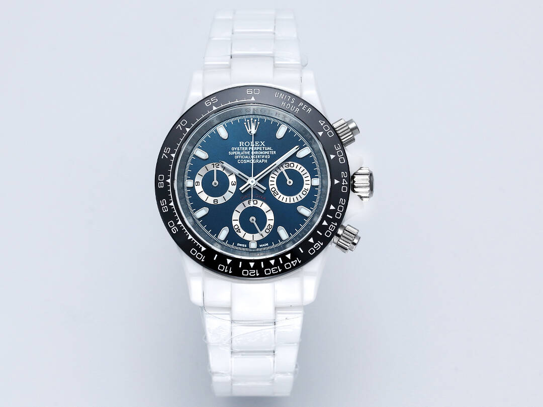 ROLEX Daytona Ceramic Case Super-Luminova Quartz Movement Chronograph 43mm Mechanical Watches