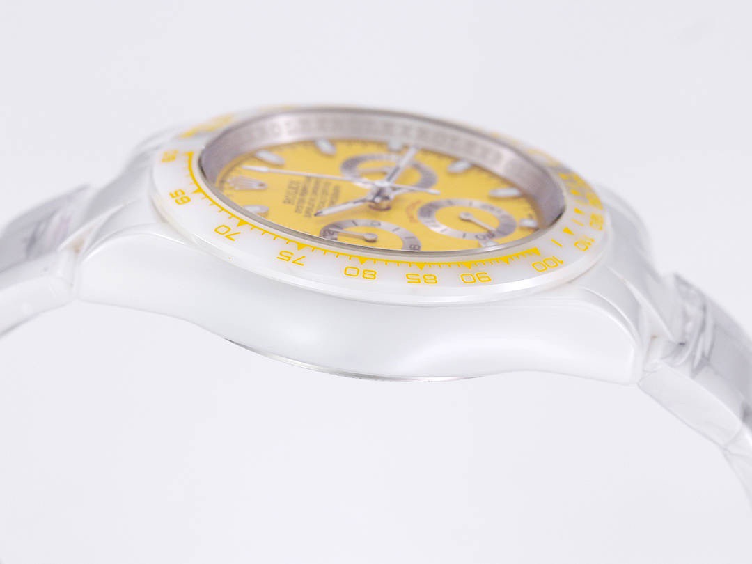 ROLEX Daytona Ceramic Case Super-Luminova Quartz Movement Chronograph 43mm Mechanical Watches
