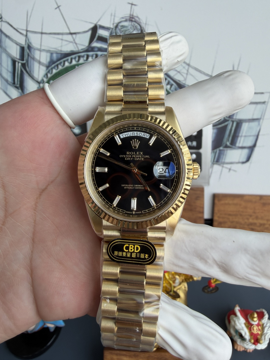 ROLEX 316L Stainless Steel Genuine Cowhide Bracelet Automatic Movement Mechanical Movement 41mm 12mm Mechanical Watches