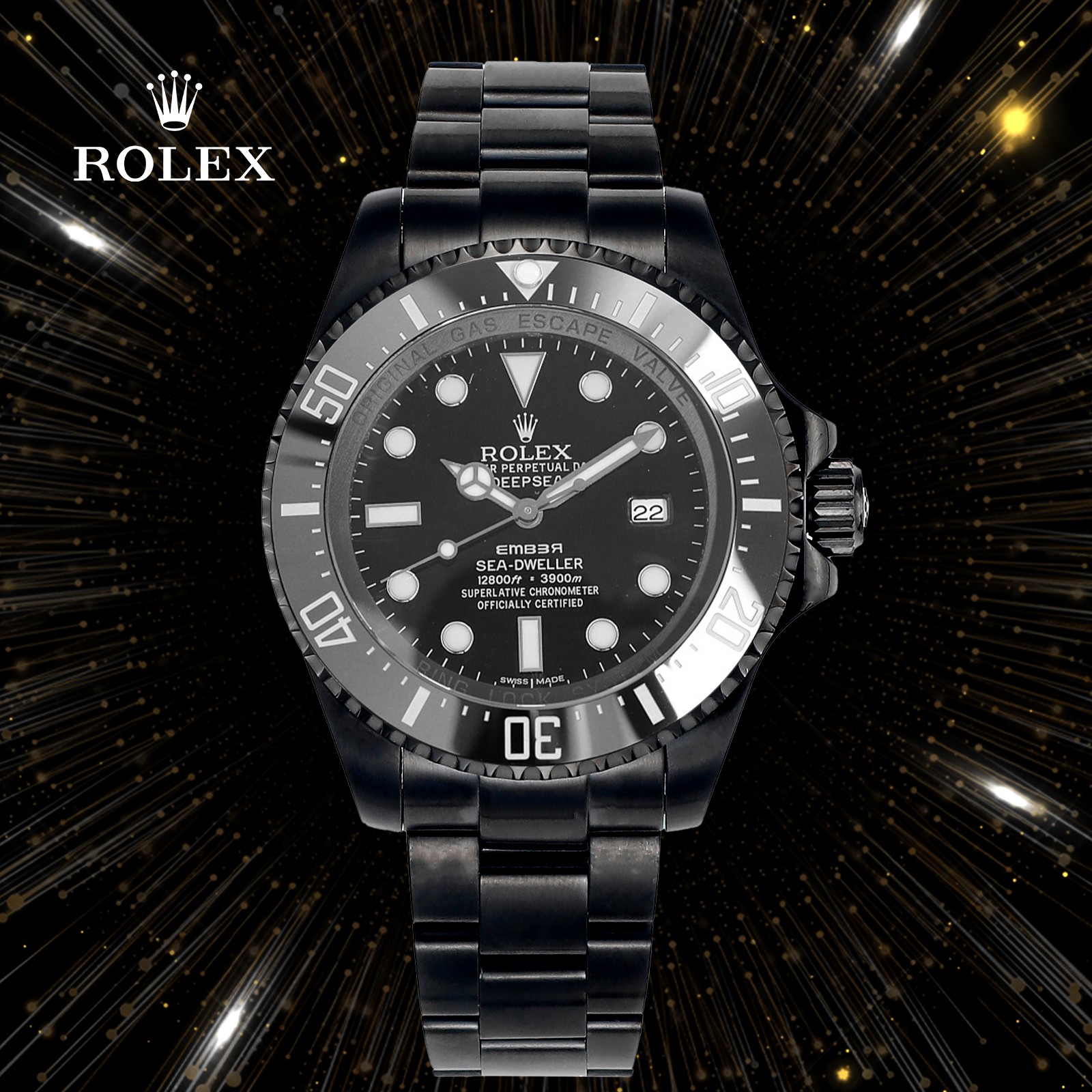 ROLEX Sea-Dweller Deepsea 44mm Mechanical Watches