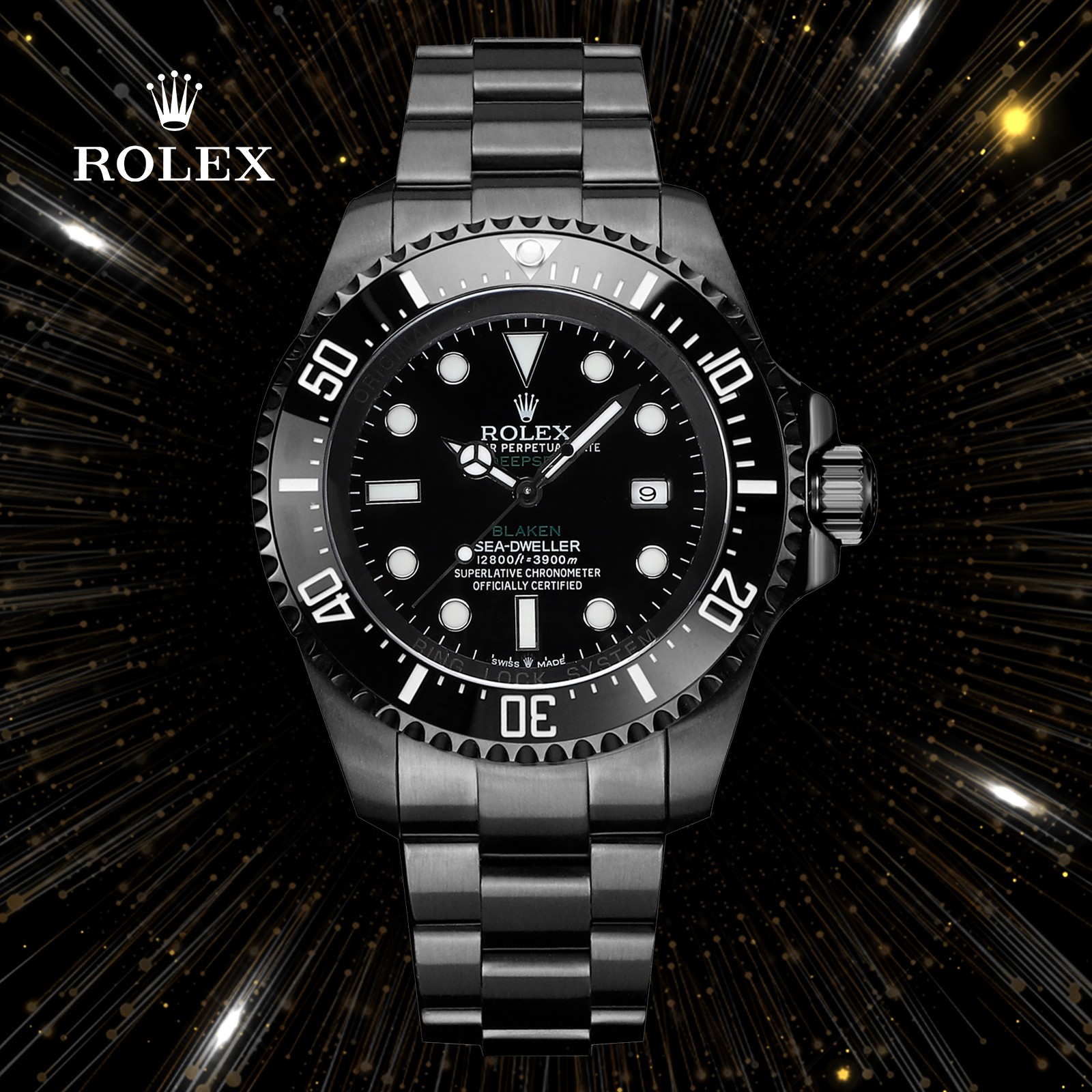 ROLEX Sea-Dweller Deepsea 44mm Mechanical Watches