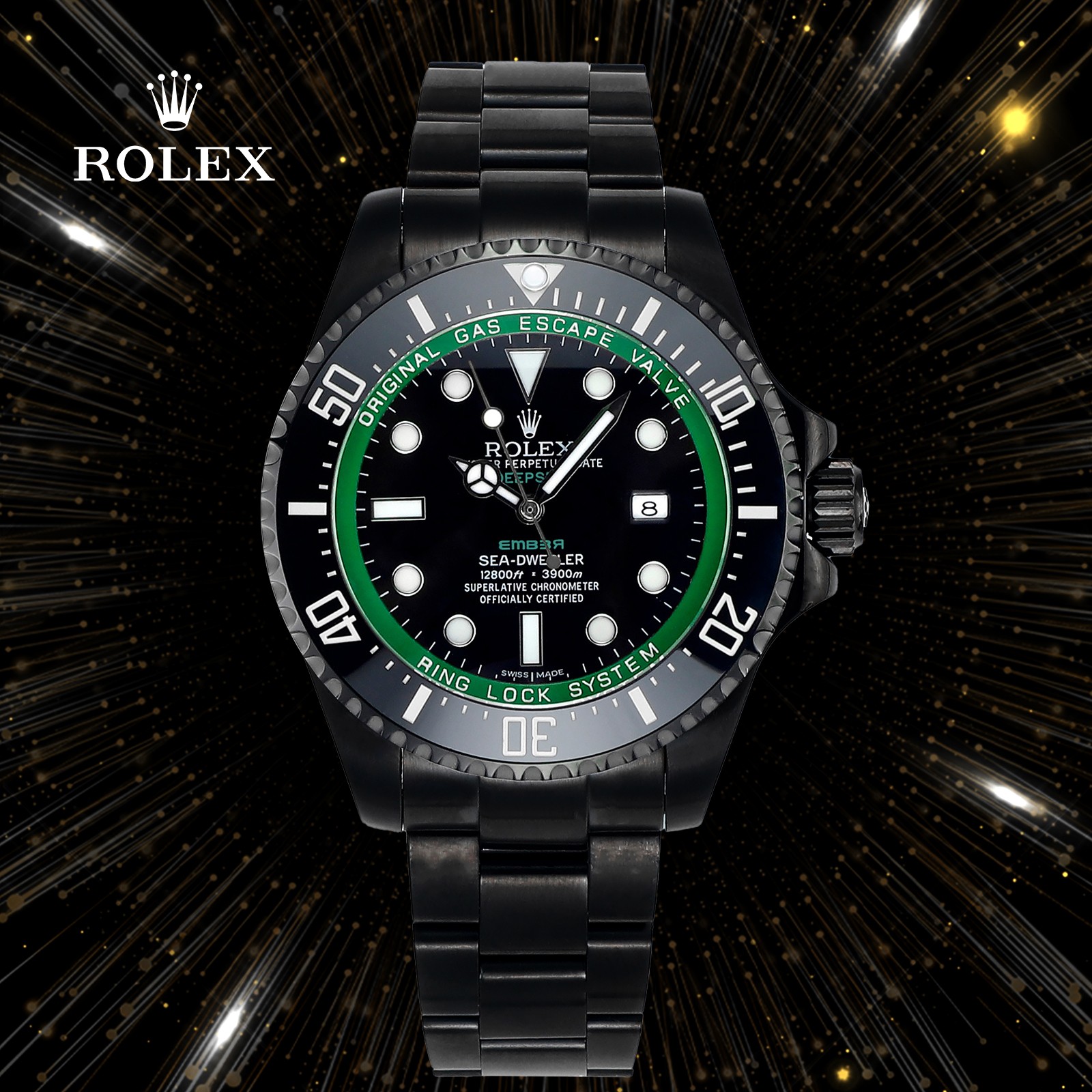 ROLEX Sea-Dweller Deepsea 44mm Mechanical Watches
