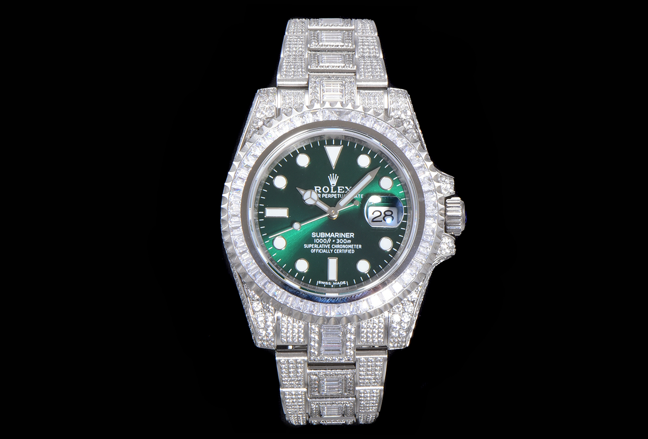 ROLEX Submariner Full Diamond Water Ghost Mechanical Watches