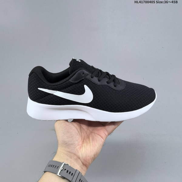 WMNS NIKE TANJUN IS A VERSATILE FASHION SPORTS SHOE. THIS REPLICA MODEL FEATURES BREATHABLE MESH FABRIC FOR COMFORT AND BREATHABILITY, A ONE-STEP-ON DESIGN, AND A DURABLE YET LIGHTWEIGHT SOLE.