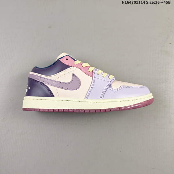 NIKE AIR JORDAN 1 LOW AJ1 – A LOW-TOP CASUAL SNEAKER WITH SYNCHRONIZED COLOR SCHEMES; MODEL NUMBER: DZ2768-651