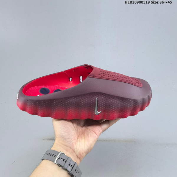 NIKE MIND 001 BLACK FOOT-MASSAGE TECHNOLOGY BAGGY SLIPPERS ARE SPECIFICALLY DESIGNED FOR COMPREHENSIVE INDOOR AND OUTDOOR TRAINING. FEATURING A PREDOMINANTLY RED COLOR SCHEME WITH PERFORATED DETAILS, THEY OFFER OPTIMAL COMFORT.