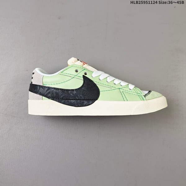 NIKE BLAZER LOW 77 JUMBO RETRO CLASSIC PIONEER DQ1470 IN SIZE 134 FEATURES A HIGHLY DISTINCTIVE NIKE BLAZER MID COLOR SCHEME, SET TO MAKE ITS COMEBACK THIS YEAR.