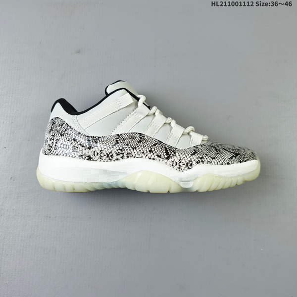 NIKE AIR JORDAN 11 RETRO LOW – INSPIRED BY MICHAEL JORDAN; A LOW-TOP SPORTS AND CULTURAL BASKETBALL SHOE, MODEL AH7860-106 SI