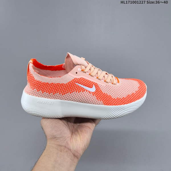 NIKE FREE RUNNING SHOE FEATURES A NEW UPPER WITH EXCELLENT BREATHABILITY AND CUSHIONING. ITS SOLE INCORPORATES A GROOVED DESIGN FOR SUPERIOR FLEXIBILITY AND SUPPORT.