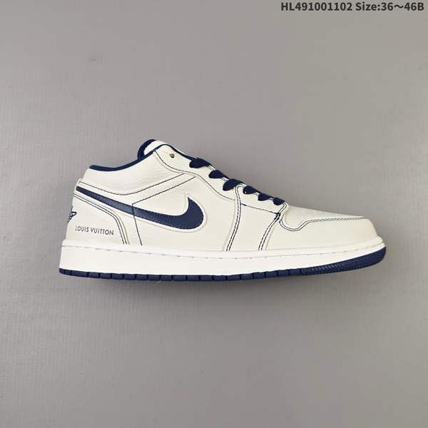 NIKE AIR JORDAN 1 LOW AJ1 – A LOW-TOP CASUAL SNEAKER WITH A SYNCHRONIZED COLOR SCHEME (MODEL NUMBER: 553558-138).
