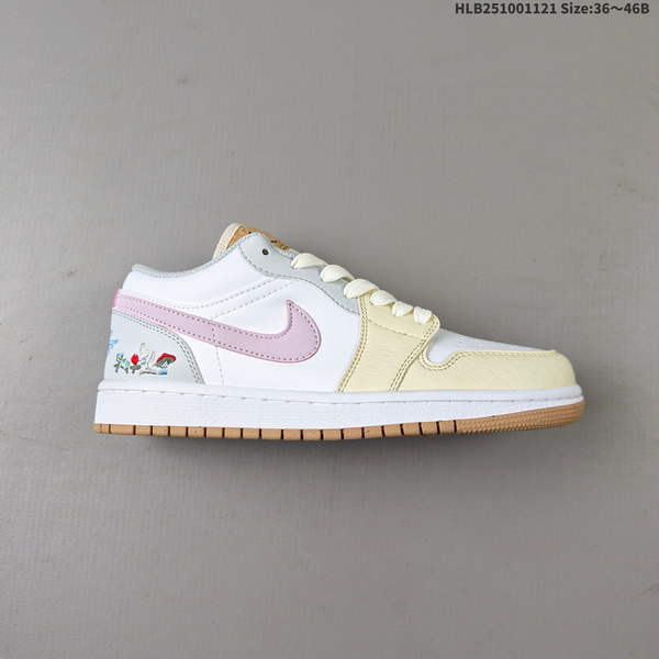 NIKE AIR JORDAN 1 LOW AJ1 – A LOW-TOP CASUAL SNEAKER WITH A SYNCHRONIZED COLOR SCHEME (IB8861-151).