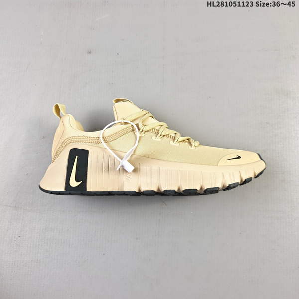 NIKE FREE METCON 6 MESH ROUND-TOE TRAINING SHOE WITH STRAPS, SHOCK ABSORPTION AND ANTI-SLIP FEATURES, LOW PROFILE DESIGN – MODEL FJ7127-010