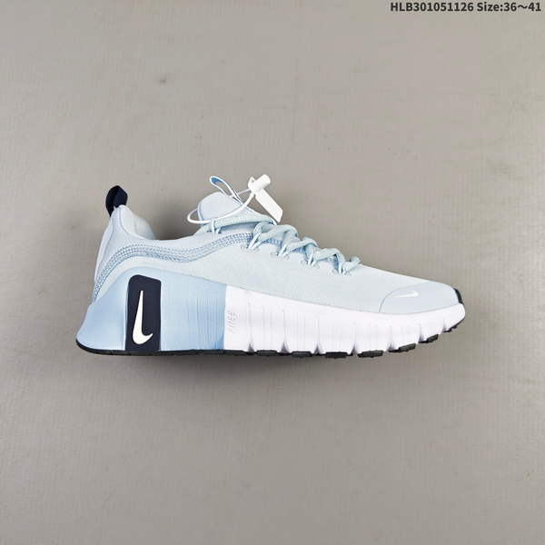NIKE FREE METCON 6 MESH UPPER, ROUND TOE DESIGN, LACING SYSTEM, SHOCK ABSORPTION AND ANTI-SLIP FEATURES, LOW-PROFILE TRAINING SHOE – MODEL: FJ7127-010