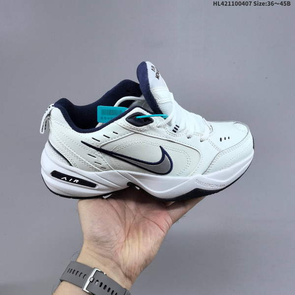 NIKE AIR MONARCH IV LEATHER – VERSATILE FOR EVERYDAY WEAR, FEATURING SHOCK ABSORPTION AND ANTI-SLIP PROPERTIES. THIS LOW-TOP CASUAL SHOE IS CRAFTED FROM DURABLE LEATHER FOR LONG-LASTING PERFORMANCE IN DAILY USE.
