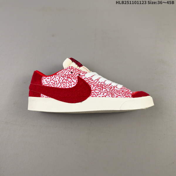 NIKE BLAZER MID '77 SUEDE IS A LOW-TOP SNEAKER FEATURING A LARGE SWOOSH LOGO ON SIDE OF UPPER, FINE-GRAINED LEATHER CONSTRUCTION, AND A HIGH-QUALITY RUBBER SOLE THAT ENHANCES PERFORMANCE ON COURT.