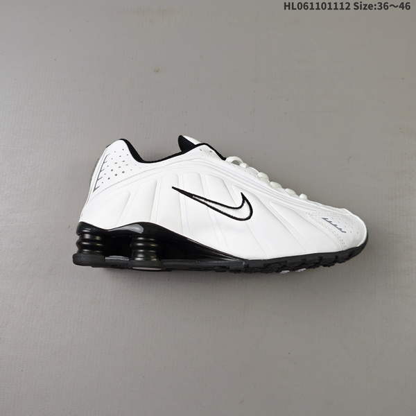 NIKE SHOX R4 SERIES LOW-PROFILE SPORT CASUAL AIR-CUSHIONED SNEAKERS, MODEL BV1111-100
