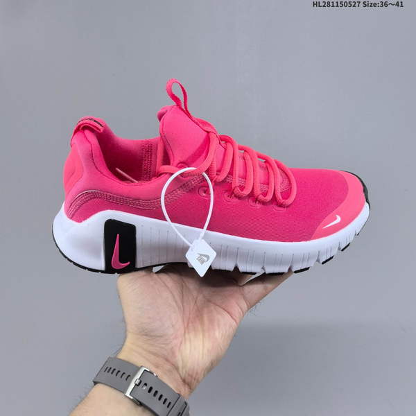 NIKE FREE METCON 6 – NIKE MESH UPPER, ROUND TOE DESIGN, LACED STRAP, SHOCK-ABSORBING AND ANTI-SLIP FEATURES, LOW-PROFILE DESIGN, TRAINING SHOE MODEL FJ7626-100