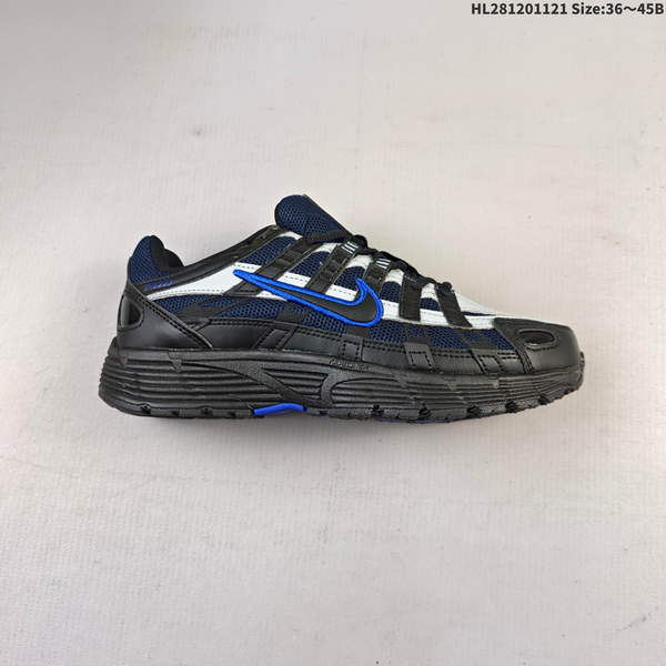 NIKE P-6000 IS A STYLISH RUNNING SHOE PERFECT FOR BOTH DAILY WEAR AND RUNNING. BOTH INNER AND OUTER SIDES OF WOMEN'S MODEL FEATURE GRAY HOOKS, ENSURING EXCELLENT BREATHABILITY.