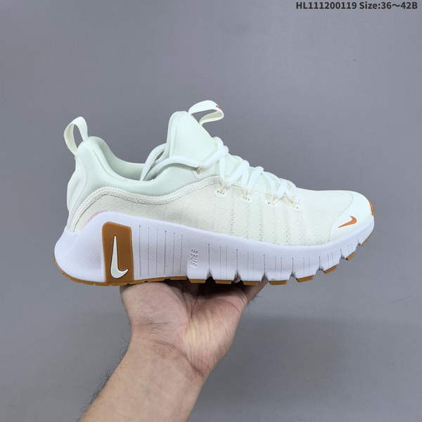 NIKE FREE METCON 6 – NIKE MESH UPPER, ROUND TOE DESIGN WITH LACES, SHOCK-ABSORBING AND ANTI-SLIP FEATURES, LOW-PROFILE TRAINING SHOE (MODEL: FJ7126-103)