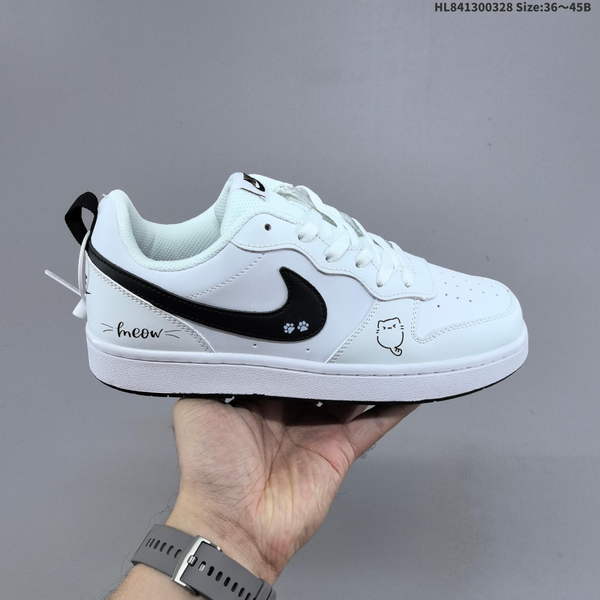 NIKE COURT BOROUGH – A LOW-TOP SNEAKER IN GRAY COLOR, DESIGNED FOR PLAYERS. FEATURES A HAND-DRAWN DESIGN WITH DUAL LACES, OFFERING A STYLISH, MINIMALIST LOOK, AS WELL AS EXCELLENT SLIP RESISTANCE AND DURABILITY. THIS VERSION UTILIZES ORIGINAL SHOE M