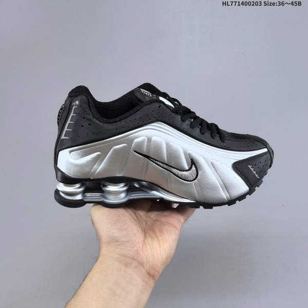NIKE SHOX R4 SERIES LOW-PROFILE SPORT CASUAL AIR-CUSHIONED SNEAKERS, MODEL HQ1988-007