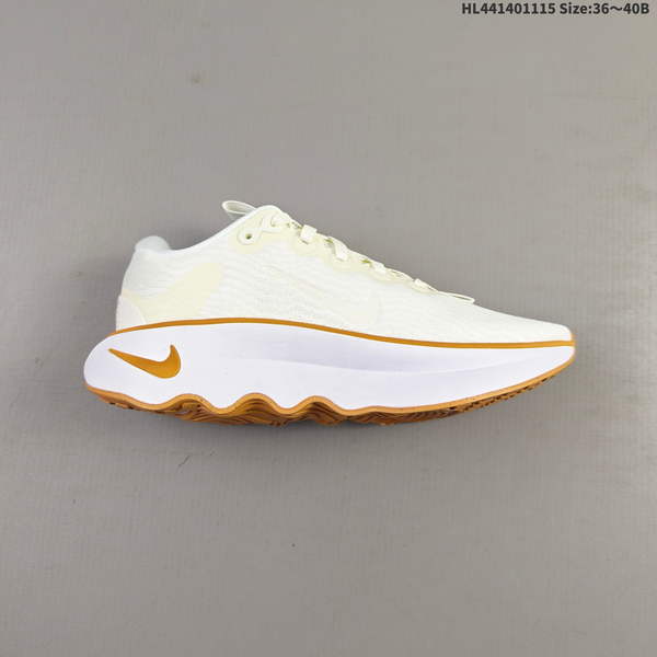 NIKE MOTIVA PALE IVORY AMBER BROWN – PART OF NIKE MOTIVA SERIES, FEATURING A LOW-PROFILE DESIGN WITH LIGHTWEIGHT CONSTRUCTION AND EXCELLENT SHOCK ABSORPTION FOR CASUAL SPORTS OR JOGGING. MODEL: DV1238-107