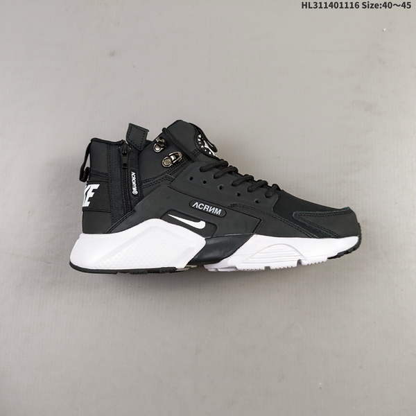 NIKE AIR HUARACHE CITY MID LEA – A HIGH-TOP SPORTS RUNNING SHOE WITH A ZIPPER AND FUNCTIONAL DESIGN! MODEL NUMBER: 162528
