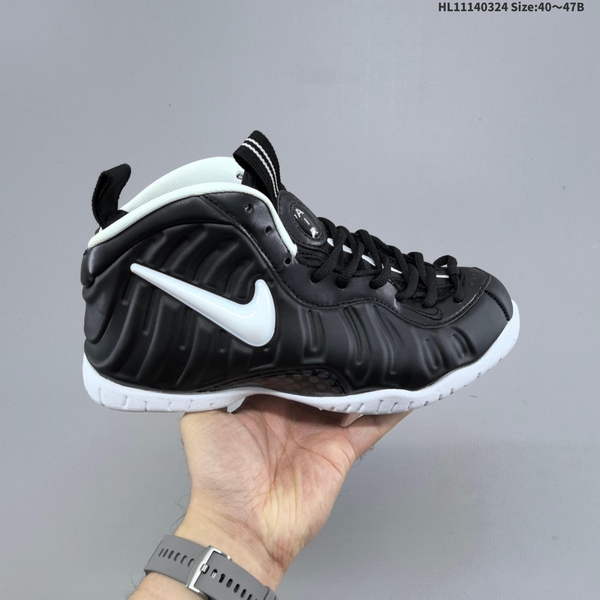 NIKE FOAMPOSITE ONE HADAWAY – BLOWN FOAM MIDSOLE, RETRO-STYLE BASKETBALL SHOE, MODEL NUMBER 624041-006