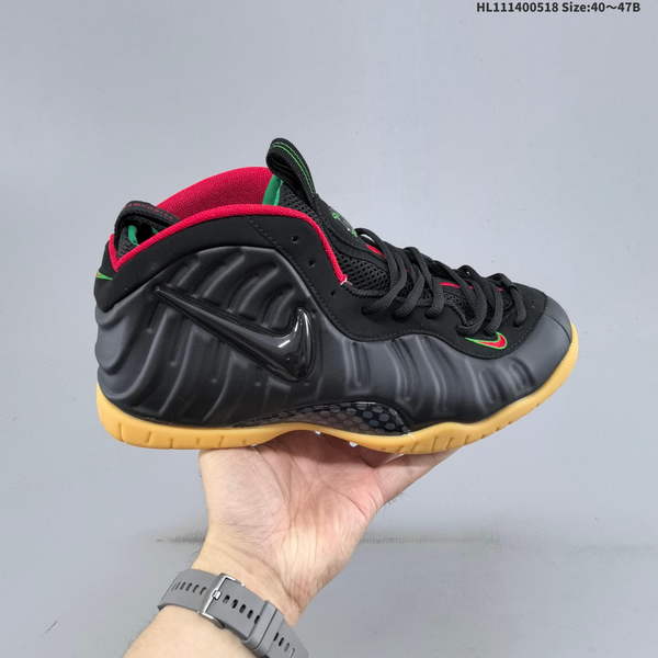 NIKE FOAMPOSITE ONE – RETRO BASKETBALL SHOE WITH BLOWN FOAM MIDSOLE, MODEL NUMBER 624041-004